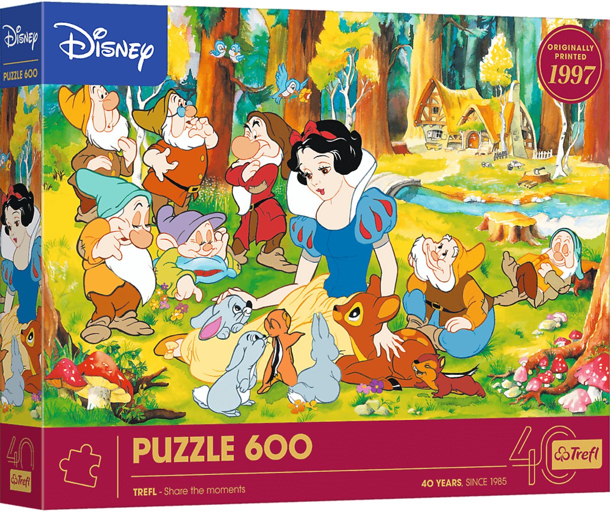 Puzzle Trefl 600 pezzi - Anniversario Disney Biancaneve - FSC mix.