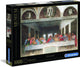 Clementoni - rompecabezas - 1000 piezas - leonardo-cenacolo (museo) - rompecabezas para adultos - colección de arte