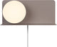 Nordlux lilibeth-wandlamp-e14-opaal glas-bruin