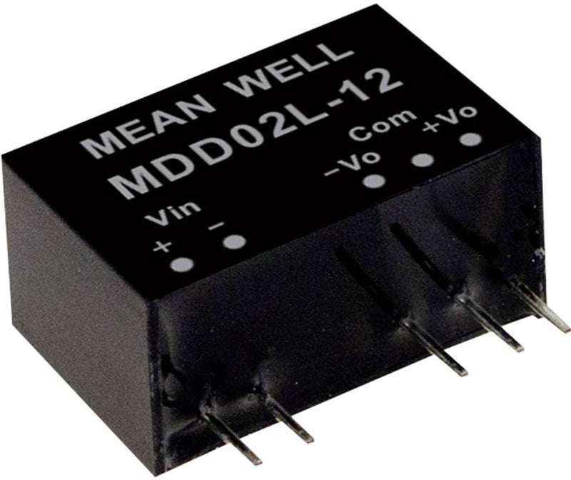 MW mean well MDD02N-15 Modulo convertitore DC DC 67 MA 2 W Numero di uscite: 2 x contenuto 1 pezzo(i)