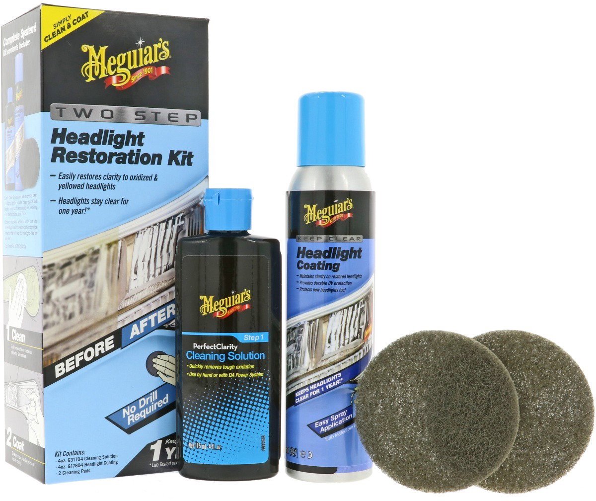 Meguiar's perfect clarity - headlight restoration kit - koplamp restauratie - koplamp polijstset - koplampen herstellen