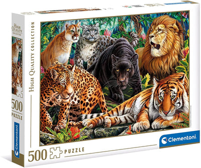 Clementoni Puzzle Wilde Fats, 500st.