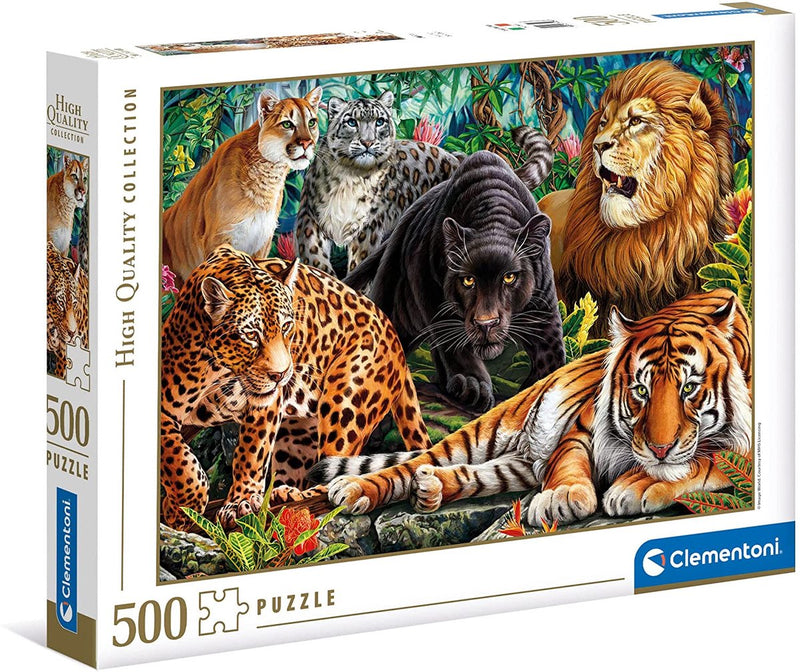 Clementoni Puzzle Wilde Fats, 500 °.