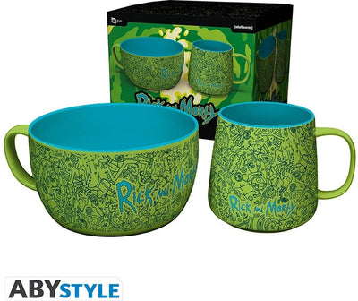 Set da colazione Rick e Morty stile Aby (tazza)