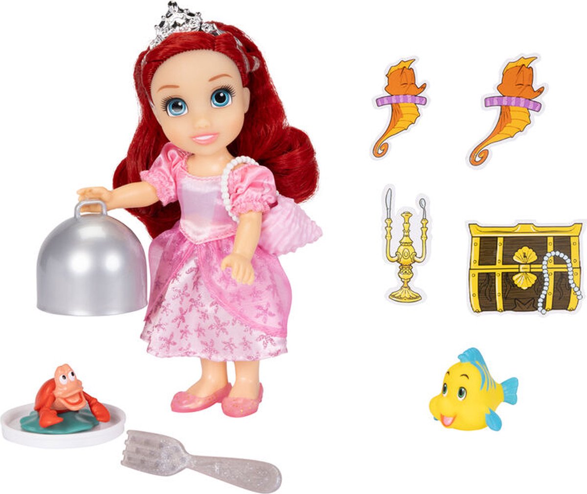Jakks Disney la sirenetta Ariel terra e mare bambola 15 cm