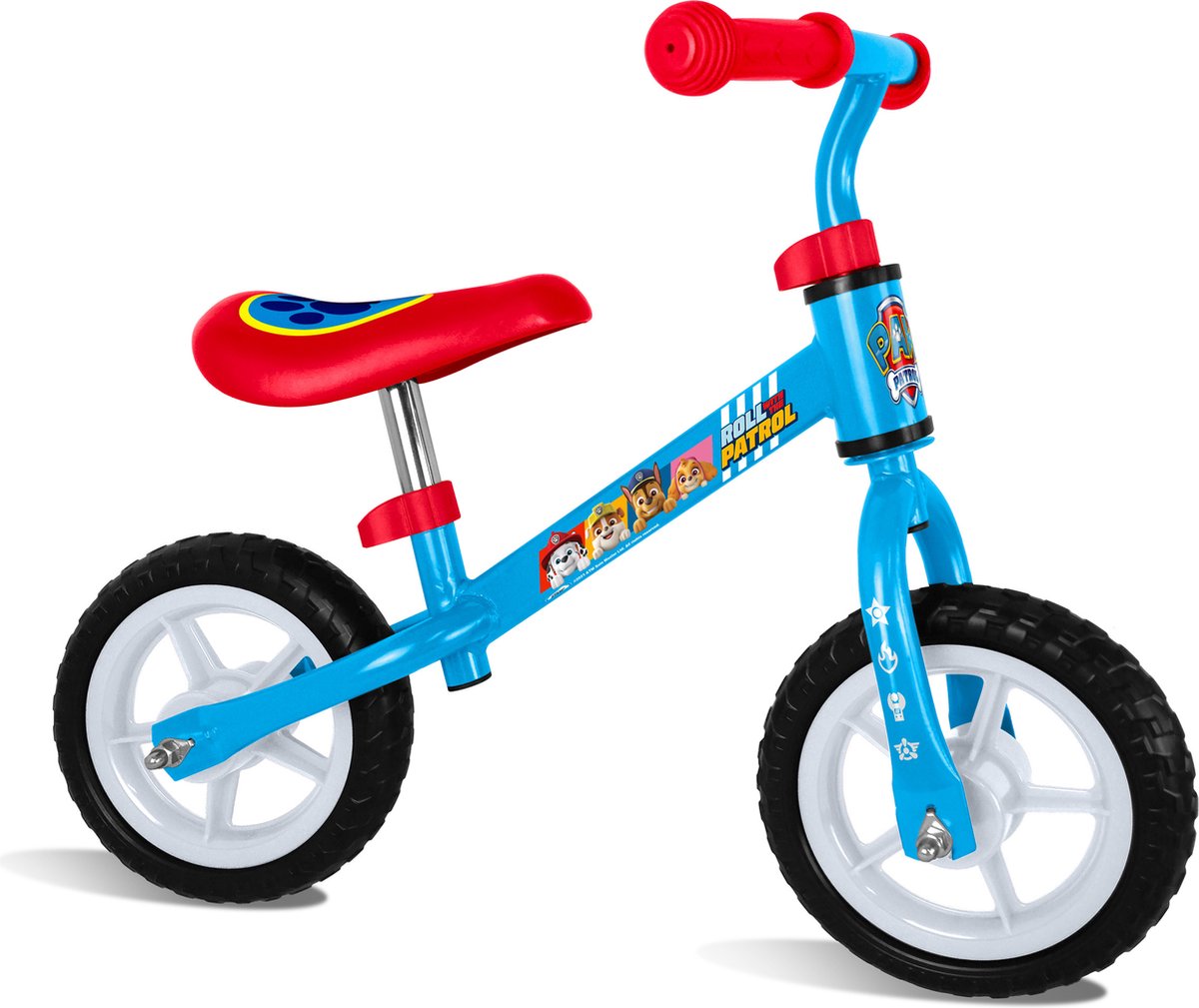 Paw Patrol Balance Bike con 2 ruote junior blu da 10 pollici