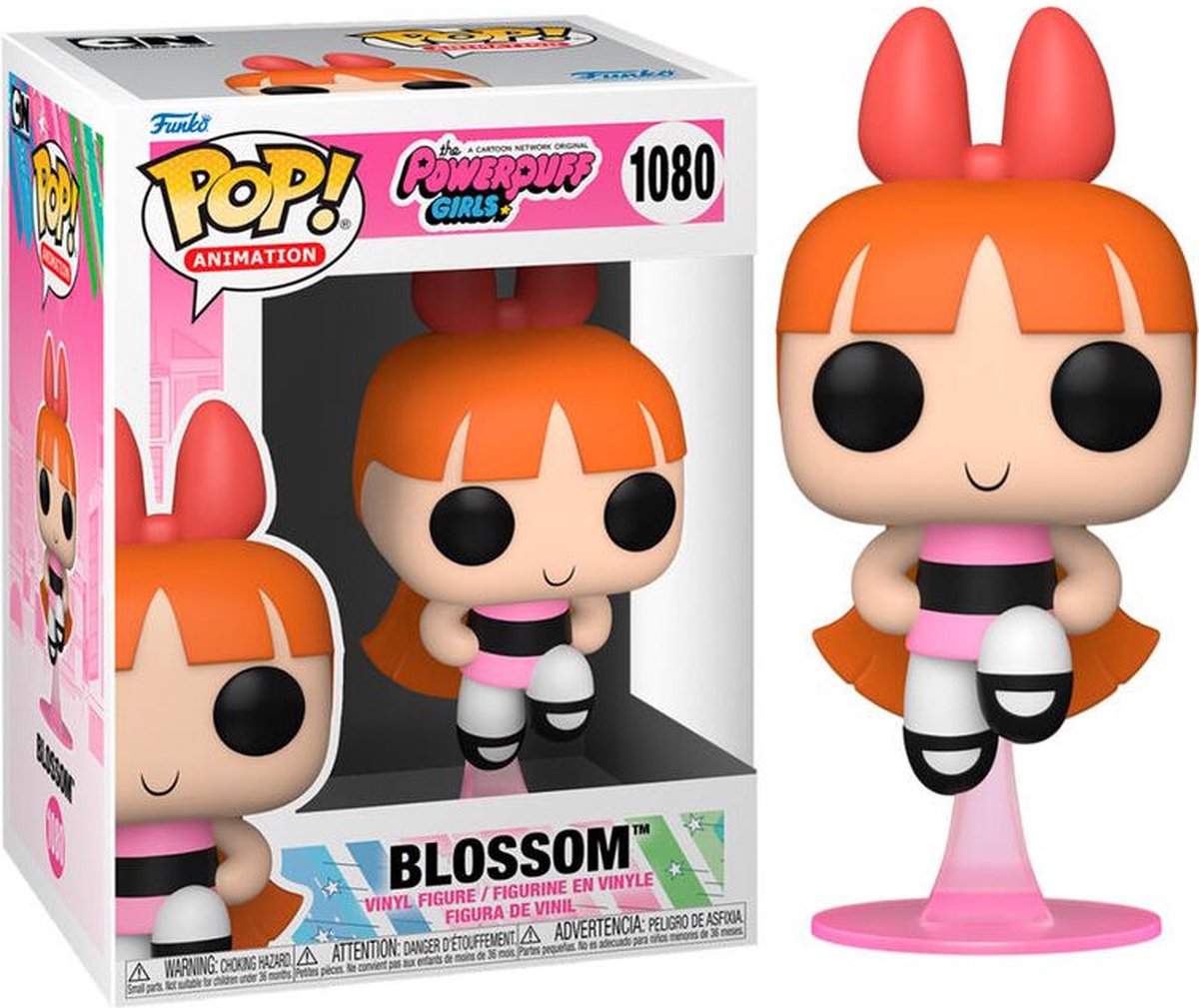 Funko the powerpuff girls - pop! animation blossom 9 cm verzamelfiguur - multicolours