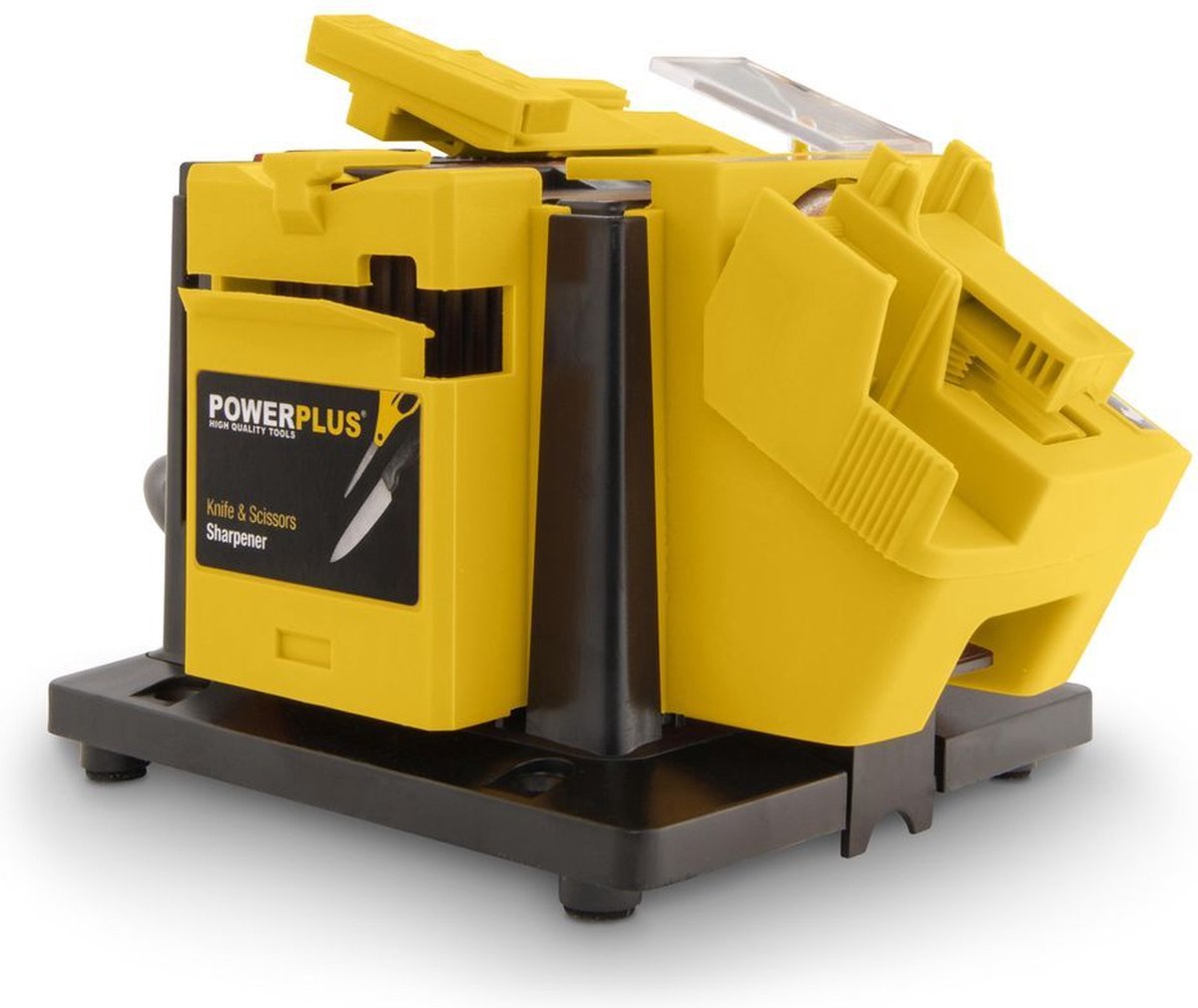 Smerigliatrice da tavolo Powerplus powx1350 - 96w - affilatura coltelli, forbici e trapani