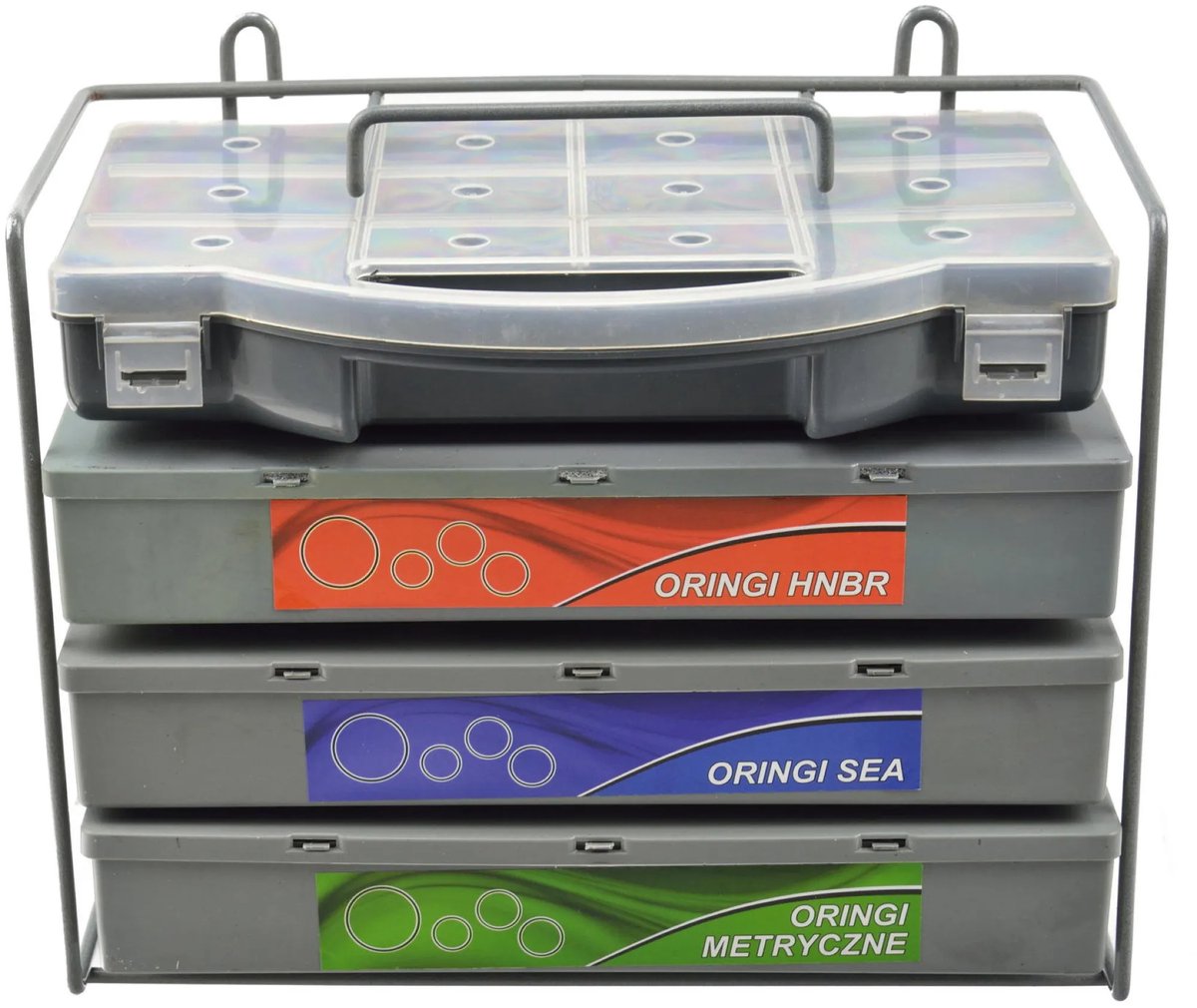 Assortimento di o-ring Geko - 900 pezzi - hnbr e nbr - varie dimensioni - resistenza alle alte temperature e all'usura