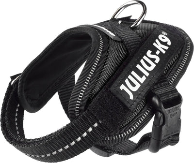 Julius k9 julius-k9 idc powertuig - hondentuig - 3xs - baby 1 - zwart