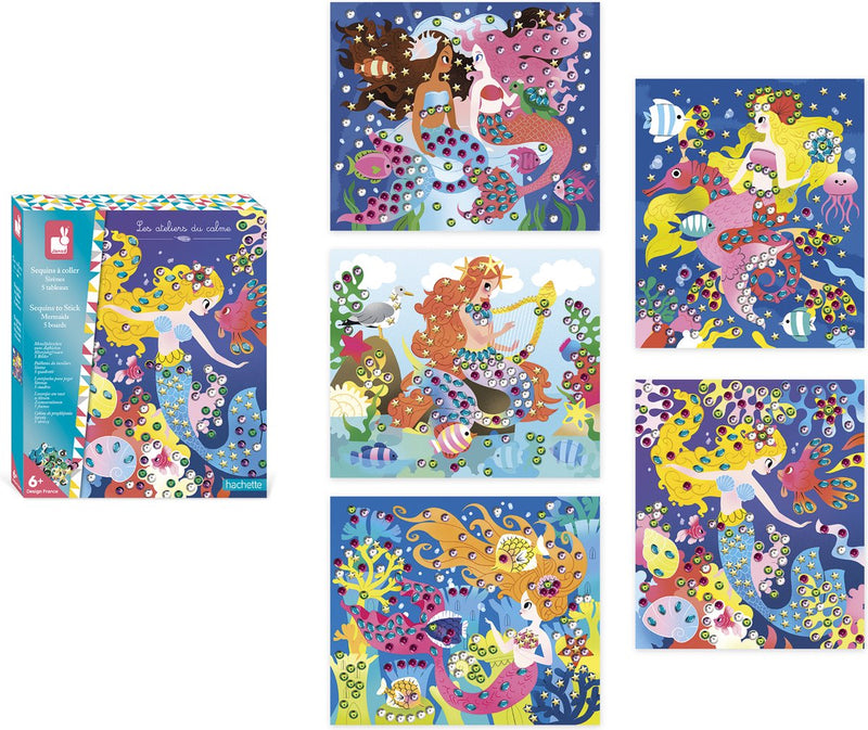 Janod - les ateliers du calme - set de manualidades sirena
