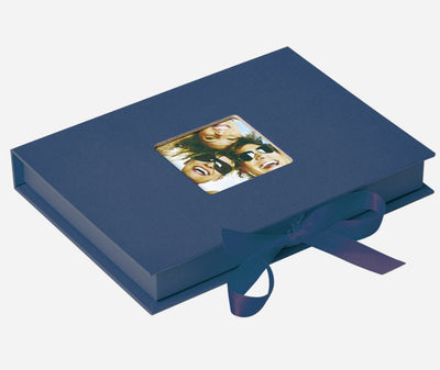 Walther fb-112-l fun - caja para guardar fotografías - tamaño 20 x 15 x 3 cm - 70 fotos 13 x 18 cm - azul