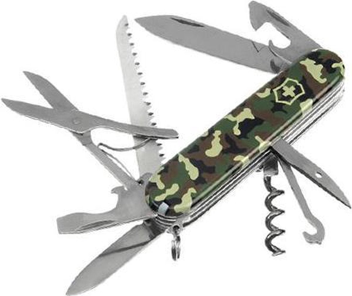 Victorinox Huntsman - navaja de bolsillo - 15 funciones - camuflaje