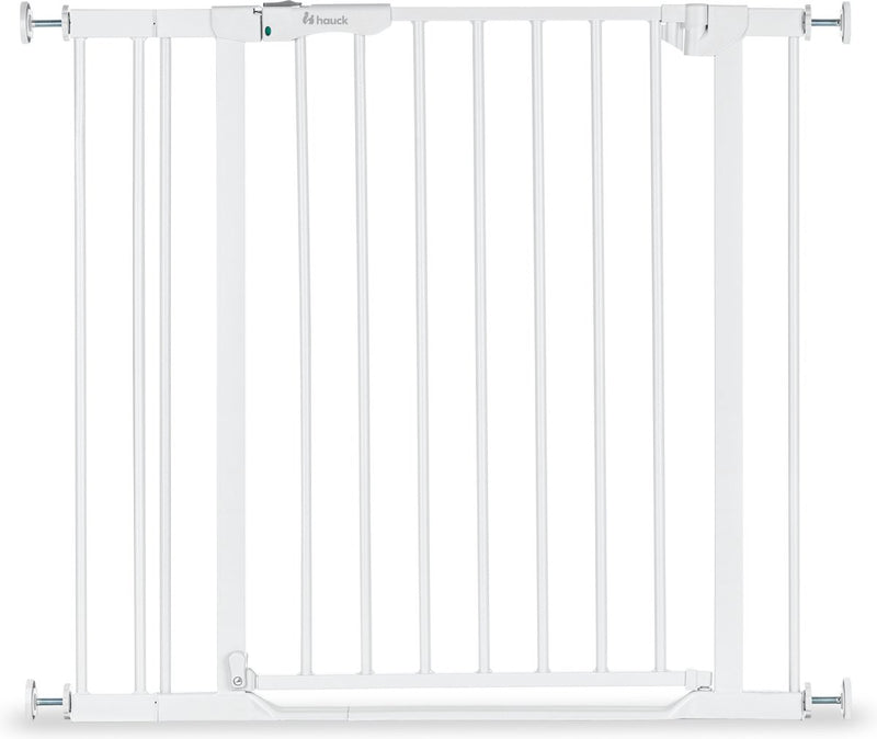 Hauck Clear Step Set 2 puertas de escalera con extensión de 9 cm - 84 a 89 cm - blanco