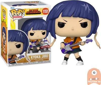 Funko my hero academia - pop! animation jirou with guitar 9 cm verzamelfiguur - multicolours