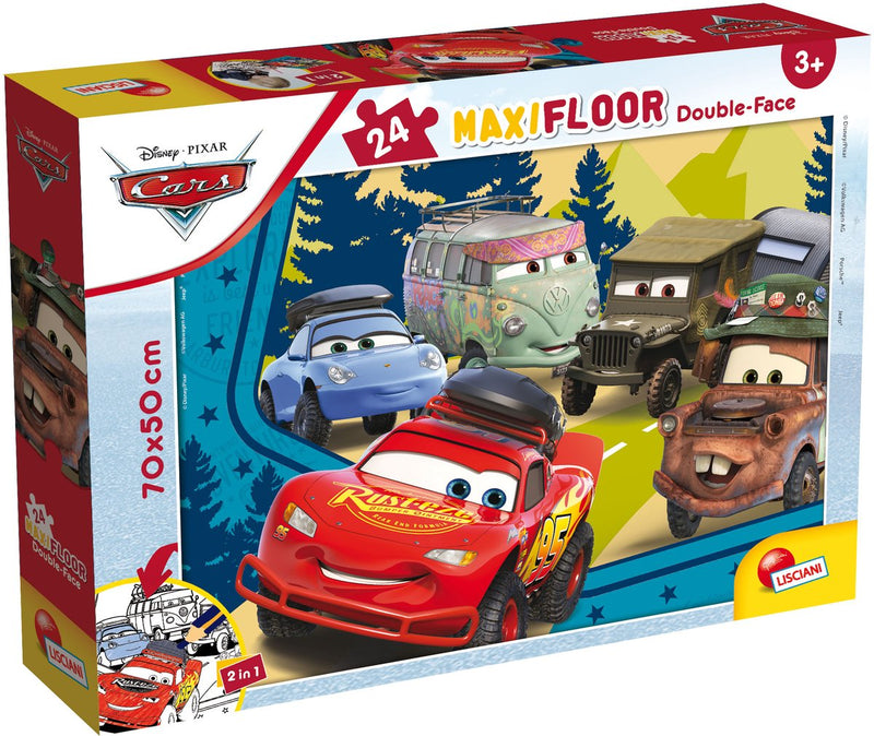 Lisciani disney puzzle df maxi piso 24 coches