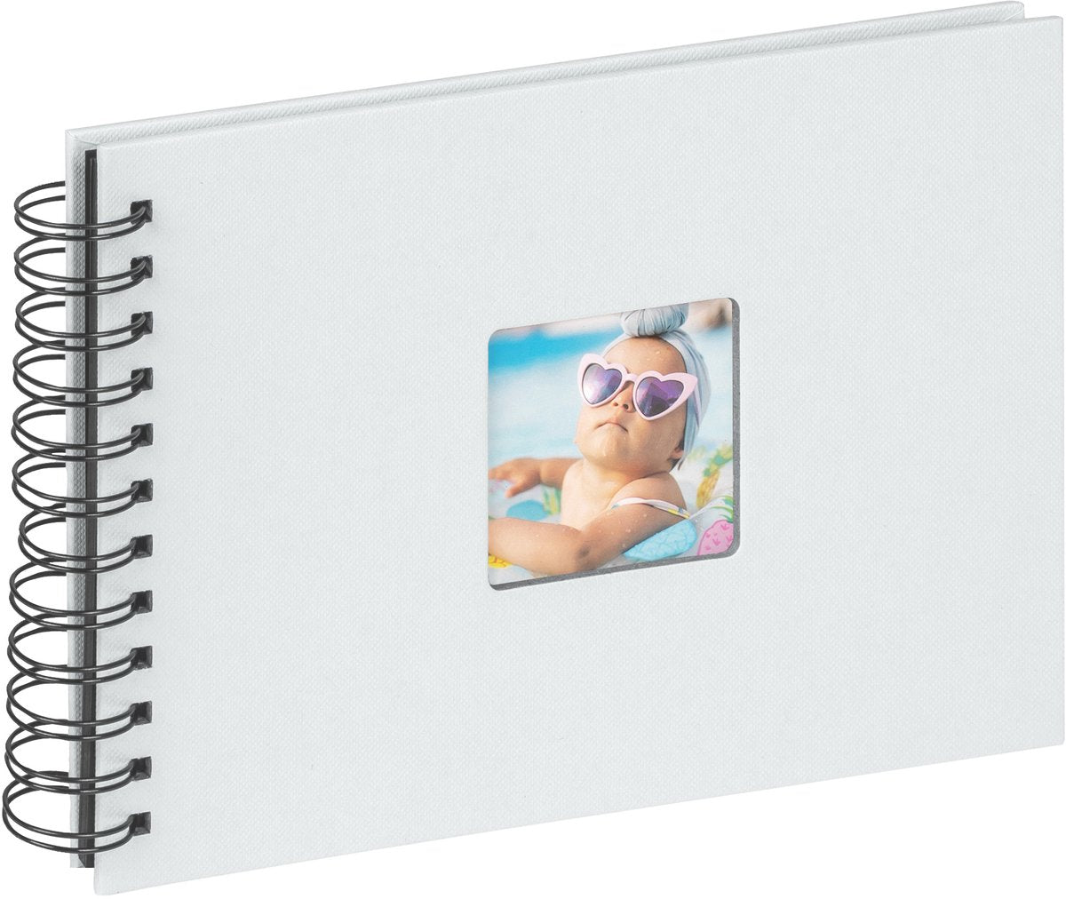 Walther sa-109-bl fun baby selection - spiraal album - formaat 23 x 17 cm - lichtblauw