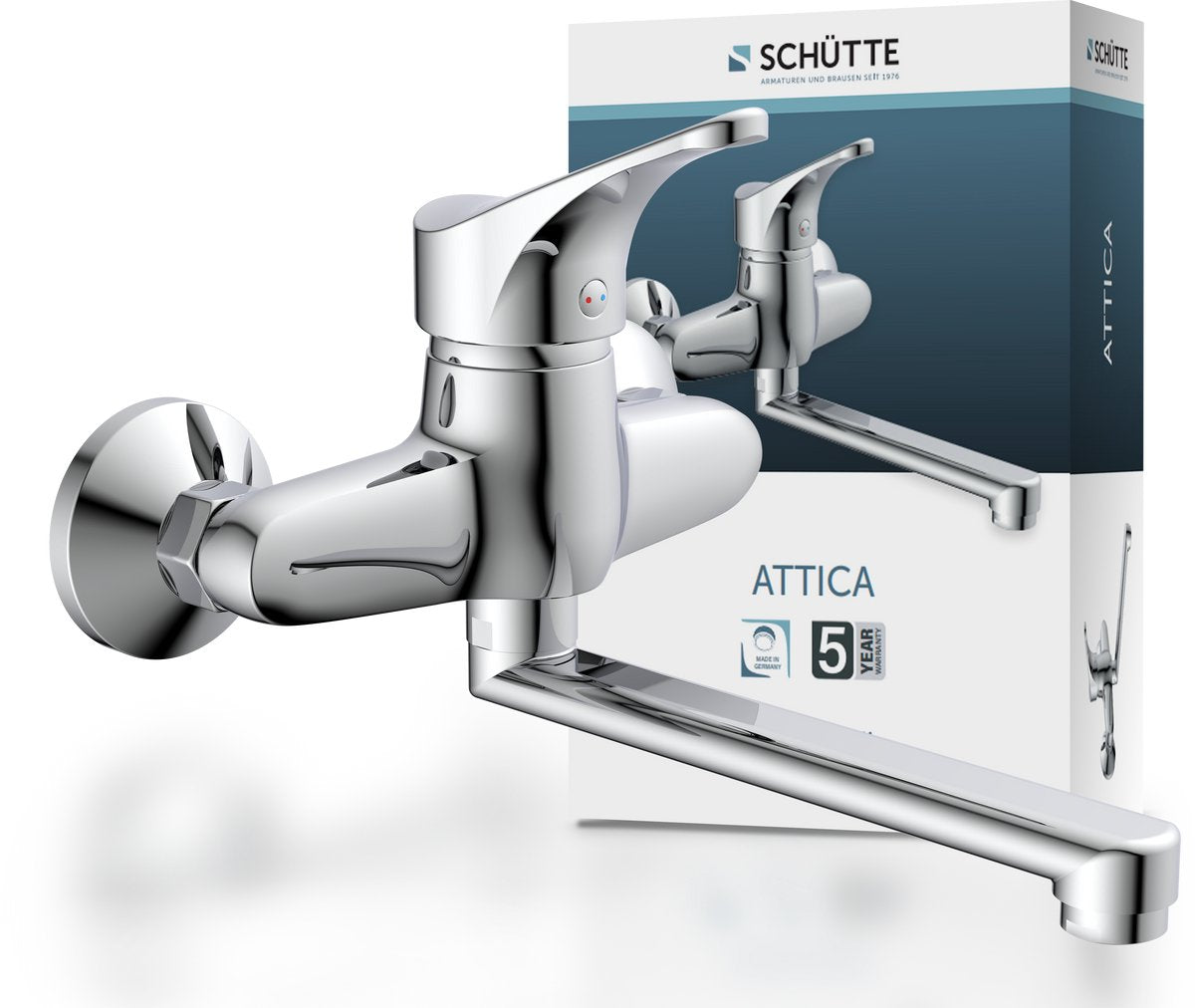 Schütte Schütte Wall mixer Attica chrome -colored