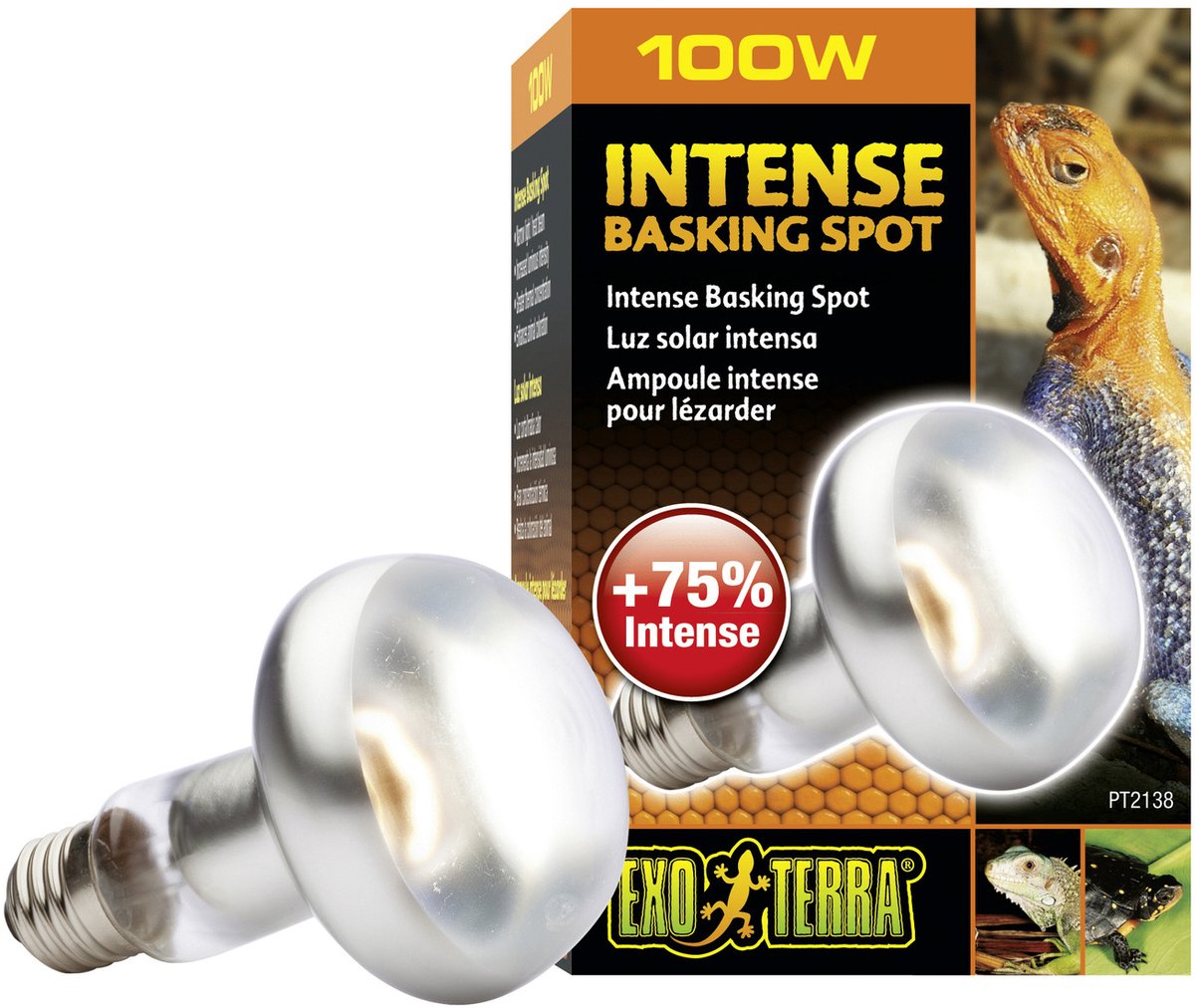 Exo terra basking - foco - iluminación para terrarios - 100w