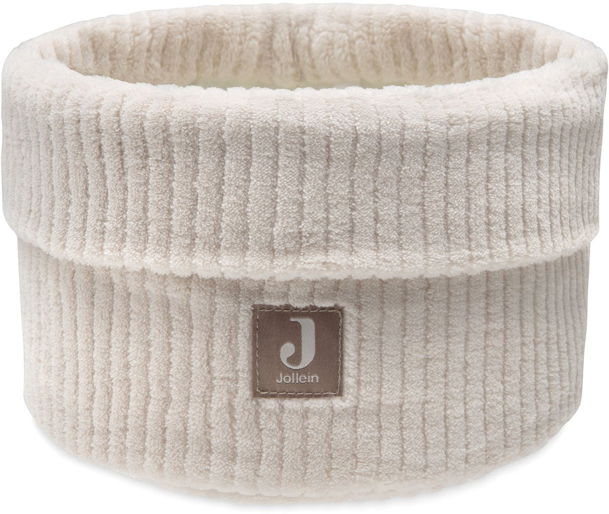 Jollein commode mandje - 14x18cm - cloudy rib - oatmeal