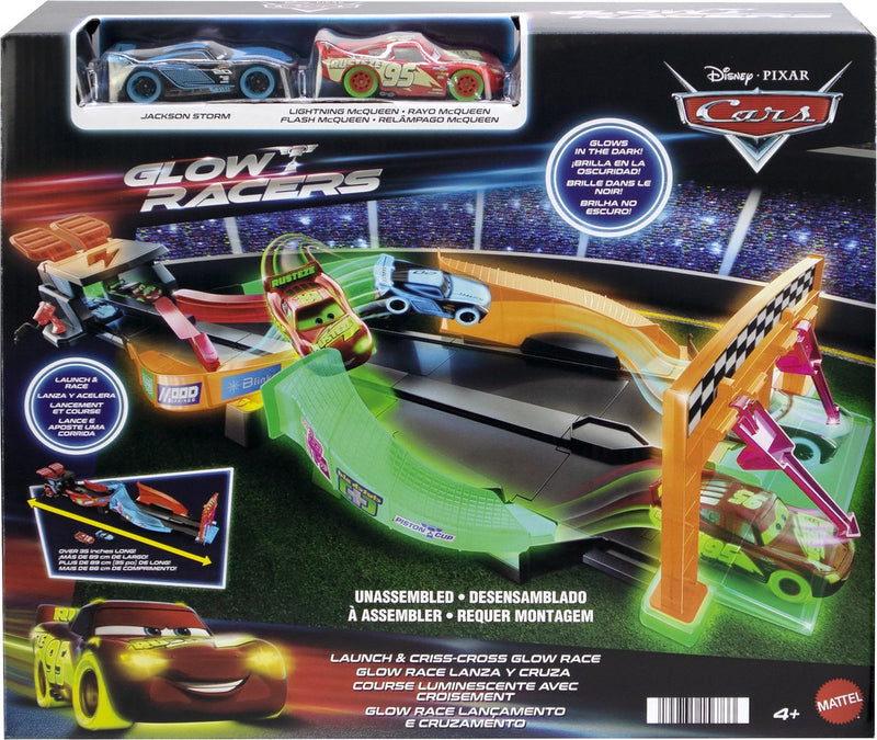 Disney Pixar Cars Disney e Pixar Cars - auto da corsa luminose - incrociate - set da gioco da corsa luminoso