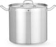 Pentola alta Hendi - 24 l - con coperchio - adatta per induzione - manici anti-freddo