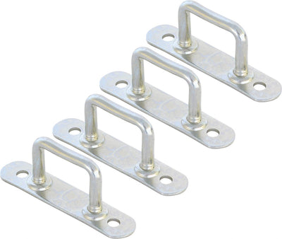 Carpoint screw-on bridge metal 36 mm - set of 4 - hole spacing 51 mm - screw mounting - durable - for cable mounting