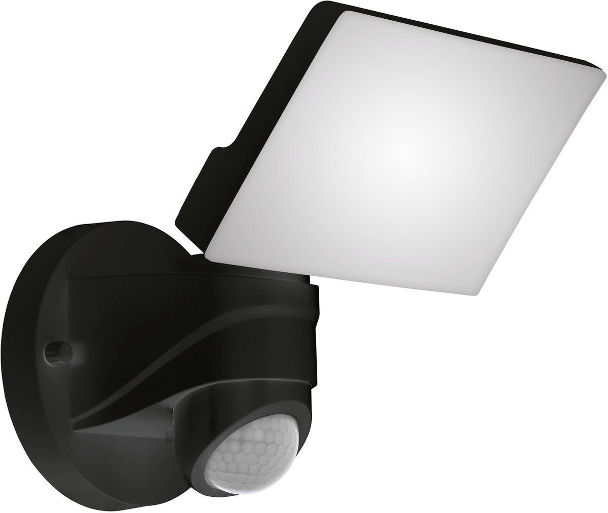 Eglo pagino wandlamp voor buiten - met bewegingssensor - ip44 - zwart