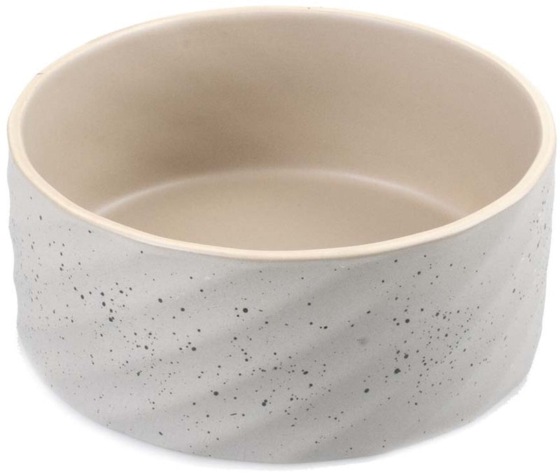 Duvo plus dinner time eetkom stone wavy dune l-2100ml-21.5x21.5x8cm grijsgroen
