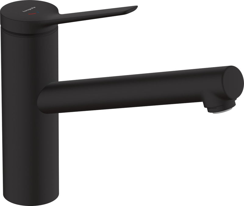 Hansgrohe zesis m33 - miscelatore cucina - comando monocomando - risparmio energetico cool start - risparmio idrico ecosmart - dimensione 150mm - funzione 1 getto - nero opaco
