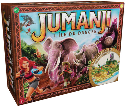 Spin Master Games Jumanji Stampede Cooperative Board Game, 3D Adventure Game Based on the Action Comedy Movie, Family Game Night