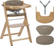 Bebeconfort timba2 con cojín reductor - trona - madera natural - de 6 meses a 99 años