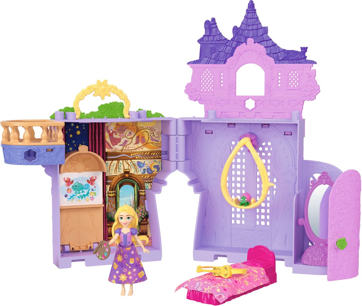 Mattel castillo apilable princesa rapunzel disney
