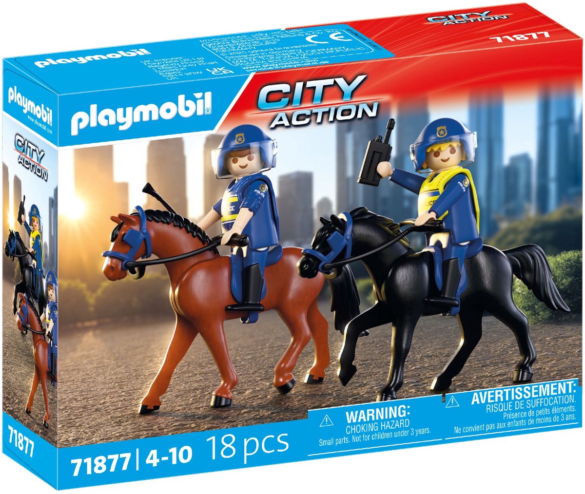 PlayMobil 71877 Policía a caballo