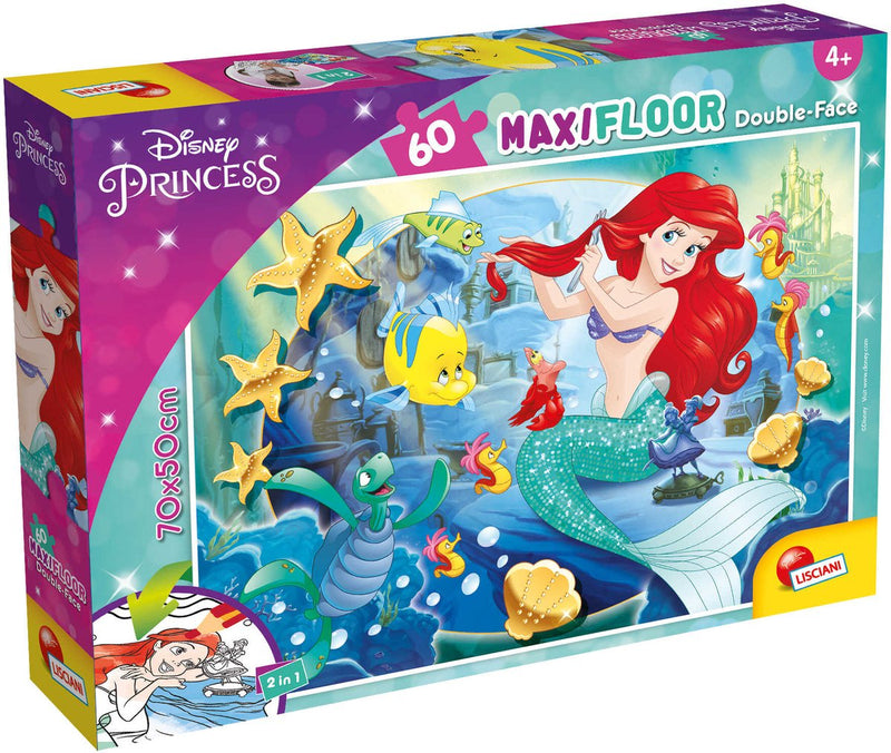 Lisciani disney puzzle df maxi piano 60 sirenetta
