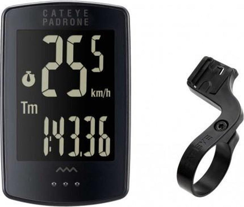 Computer da bicicletta Cateye Padrone Stealth CC-PA100W - wireless incl. OF100 - supporto