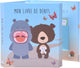 Toothwonders - l'hippo et l'ours - libro de colección de dents avec fermeture magnétique