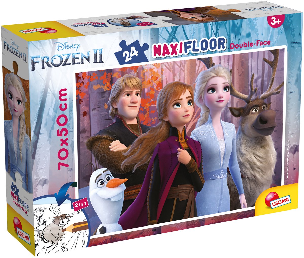 Lisciani disney puzzle df maxi floor 24 frozen 2