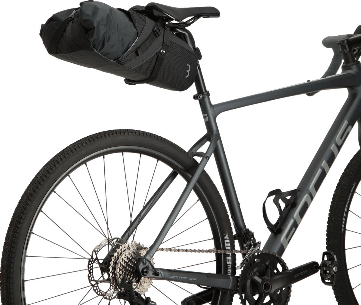 Supporto per borsa da ciclismo Bbb - stabilizzatore universale per borsa da sella per bikepacking - attacco per binario della sella - bsb-148