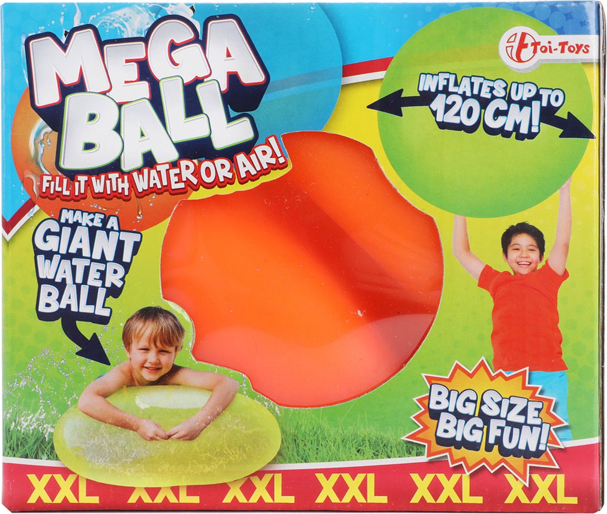 TOI-TOYS MEGA BALL PADRER lleno de aire o agua, 120 cm