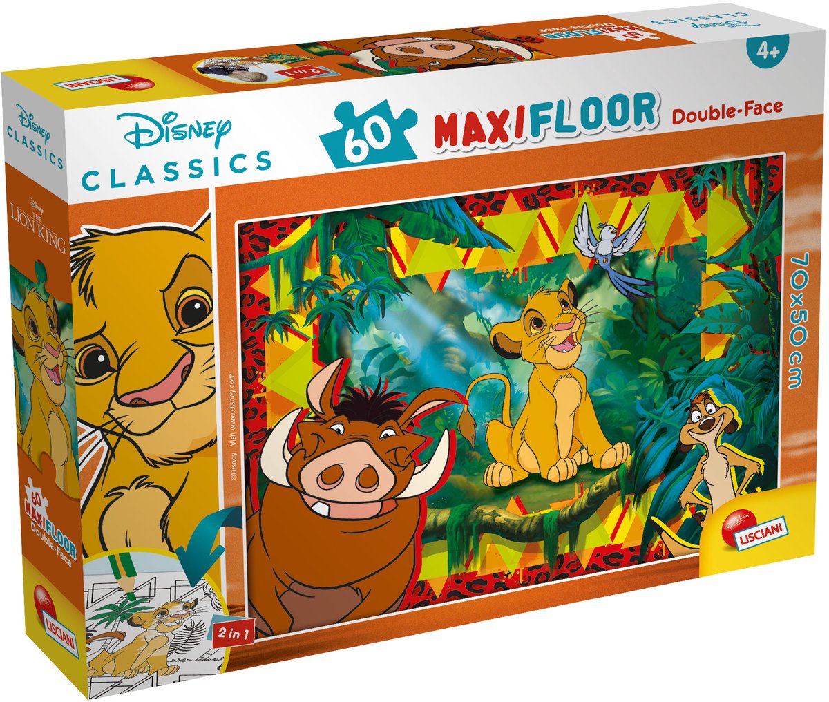 Lisciani disney puzzle df maxi floor 60 lion king