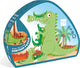 Puzzle con contorni da grattare - coccodrillo - 49x47,4x0,25 cm - 36 pezzi - 3 anni
