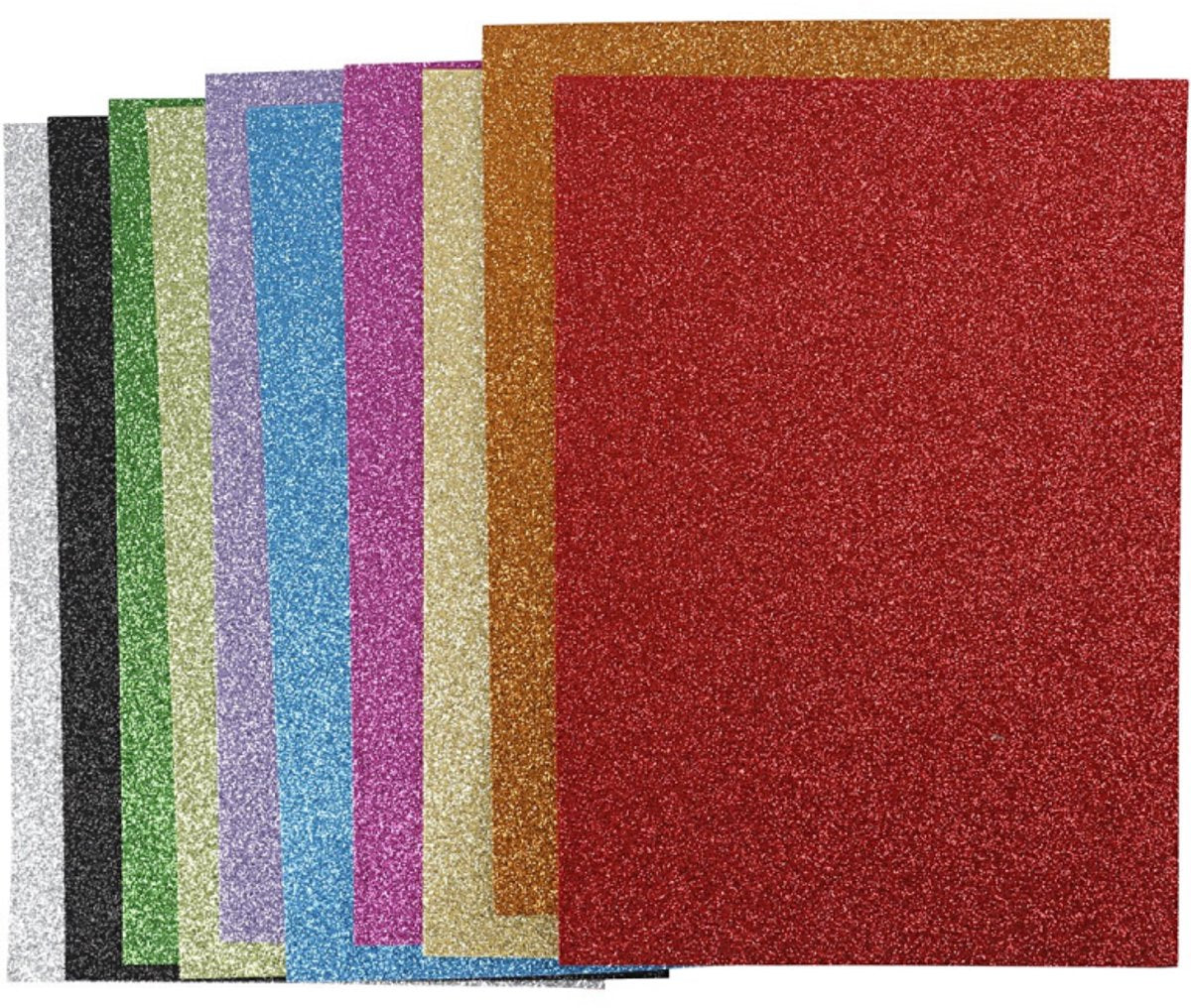 Creative Company Eva FOAM Sheets Color A4, 10st.