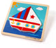 Barco rompecabezas de madera Bigjigs