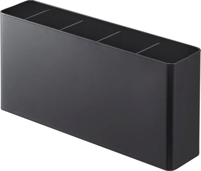 Porta utensilios de cocina y tabla de cortar Yamazaki - torre - negro