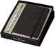 Set de regalo de bolígrafo Sheaffer vfm g9422 - cromo pulido chapado en oro con cuaderno a6 - sf-g2942251-4