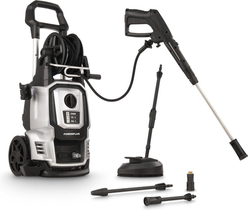 Idropulitrice elettrica Powerplus POWXG90421 - 2200 W, funzione start-stop, max. pressione di 170 bar e temperatura di 50 °C