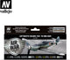 Senza marchio senza marchio vallejo val71166 - modello air - - colori luftwaffe 1941 - 1945 8 x 17 ml