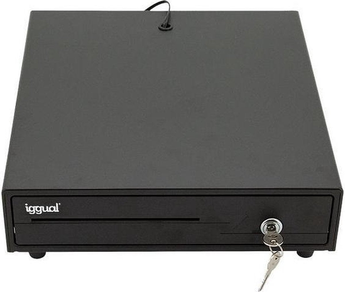 Cassetto registratore di cassa Iggual iron-10 nero