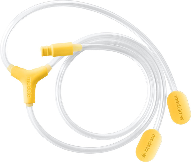 Tubo Medela a mani libere - adatto per tiralatte bifacciali - tiralatte maxi freestyle e swing - tubo a Y appositamente progettato per le tazze di raccolta a mani libere.